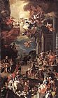 Francesco Solimena The Massacre of the Giustiniani at Chios painting